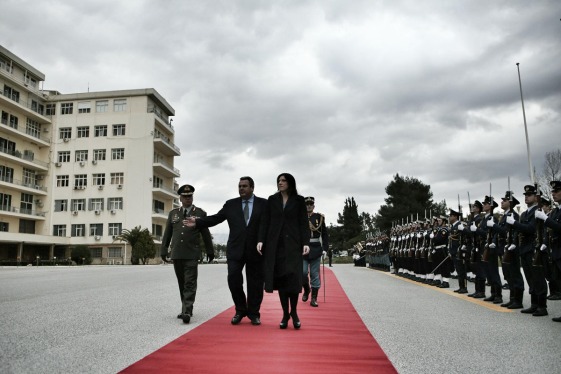 Meeting of the greek Minister of Defence Panos Kammenos and the President of the greek Parliament Zoi Konstantopoulou, in Athens, on March 10, 2015 / Συνάντηση του Υπουργού Άμυνας Πάνου Καμμένου με την Πρόεδρο της Βουλής, Ζωή Κωνσταντοπούλου, στην Αθήνα, στις 10 Μαρτίου, 2015